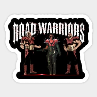 The Road Warriors: Hawk, Animal, and Max Sticker